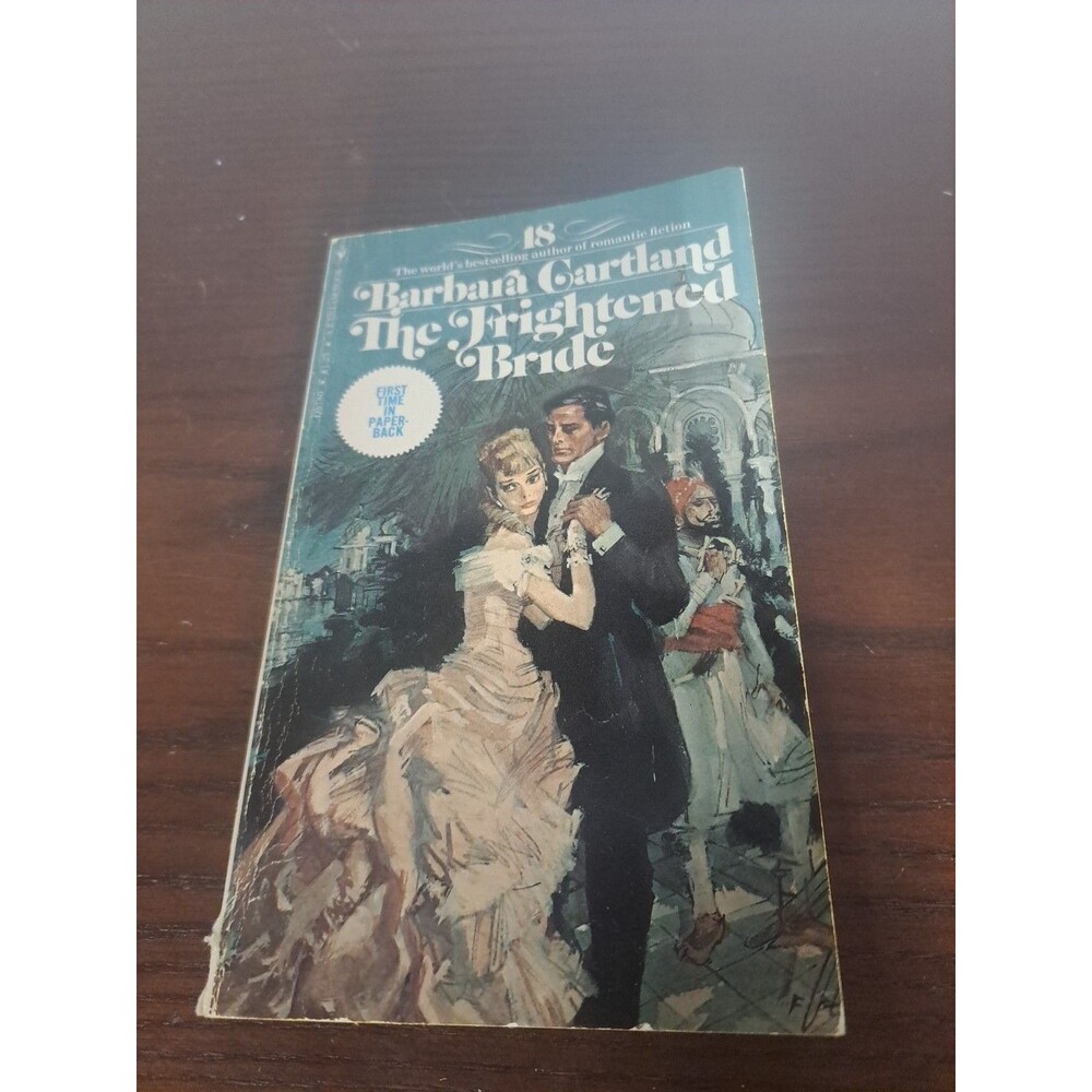 1975 The Frightened Bride #18 Barbara Cartland Paperback Book